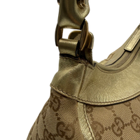 Gucci Schultertasche D-Ring monogram beige – Beschläge im Detail
