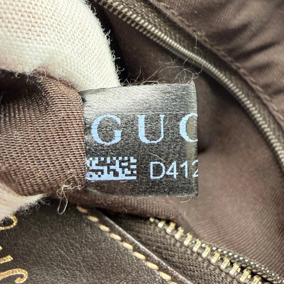 Gucci Schultertasche D-Ring monogram beige