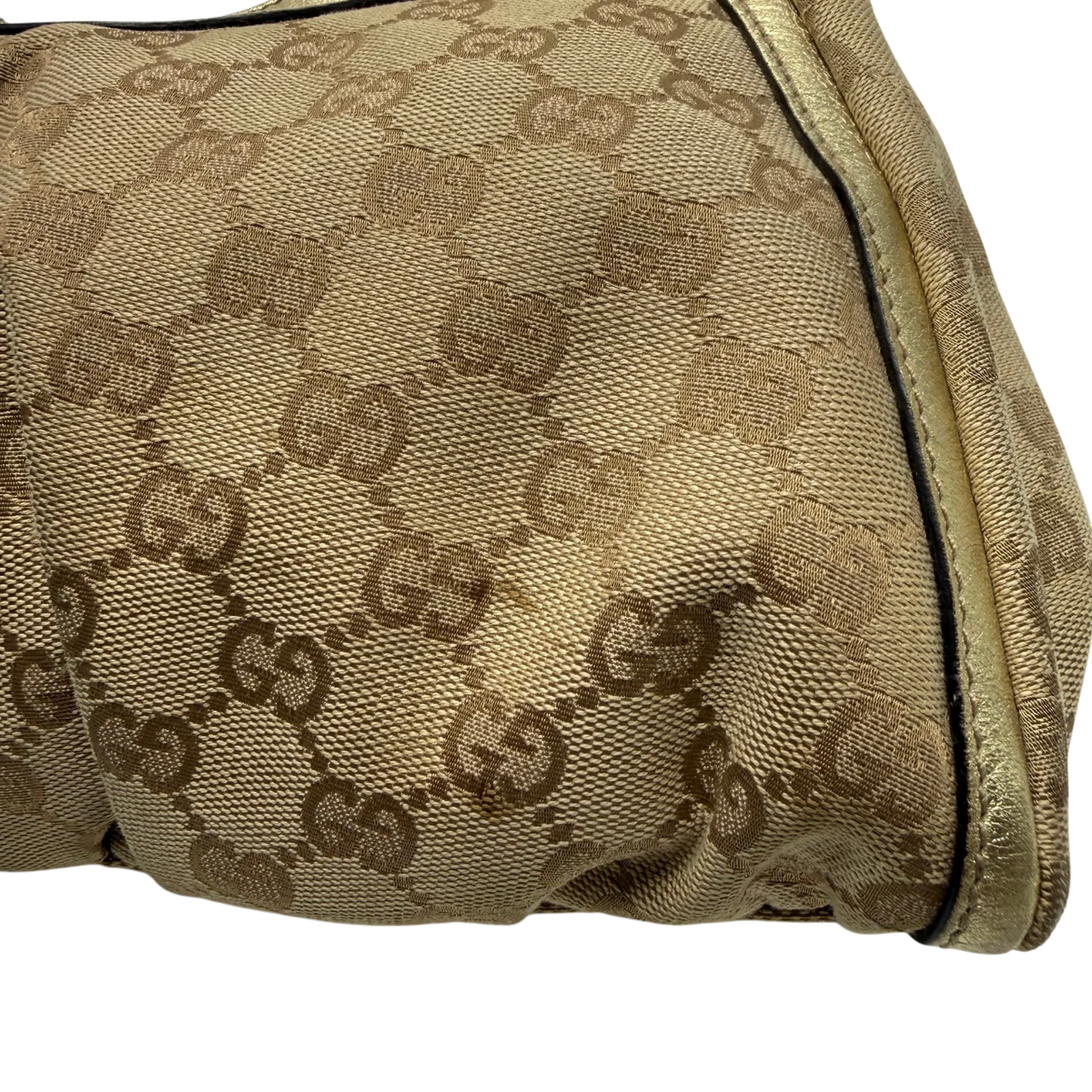 Gucci Schultertasche D-Ring monogram beige – Detailansicht