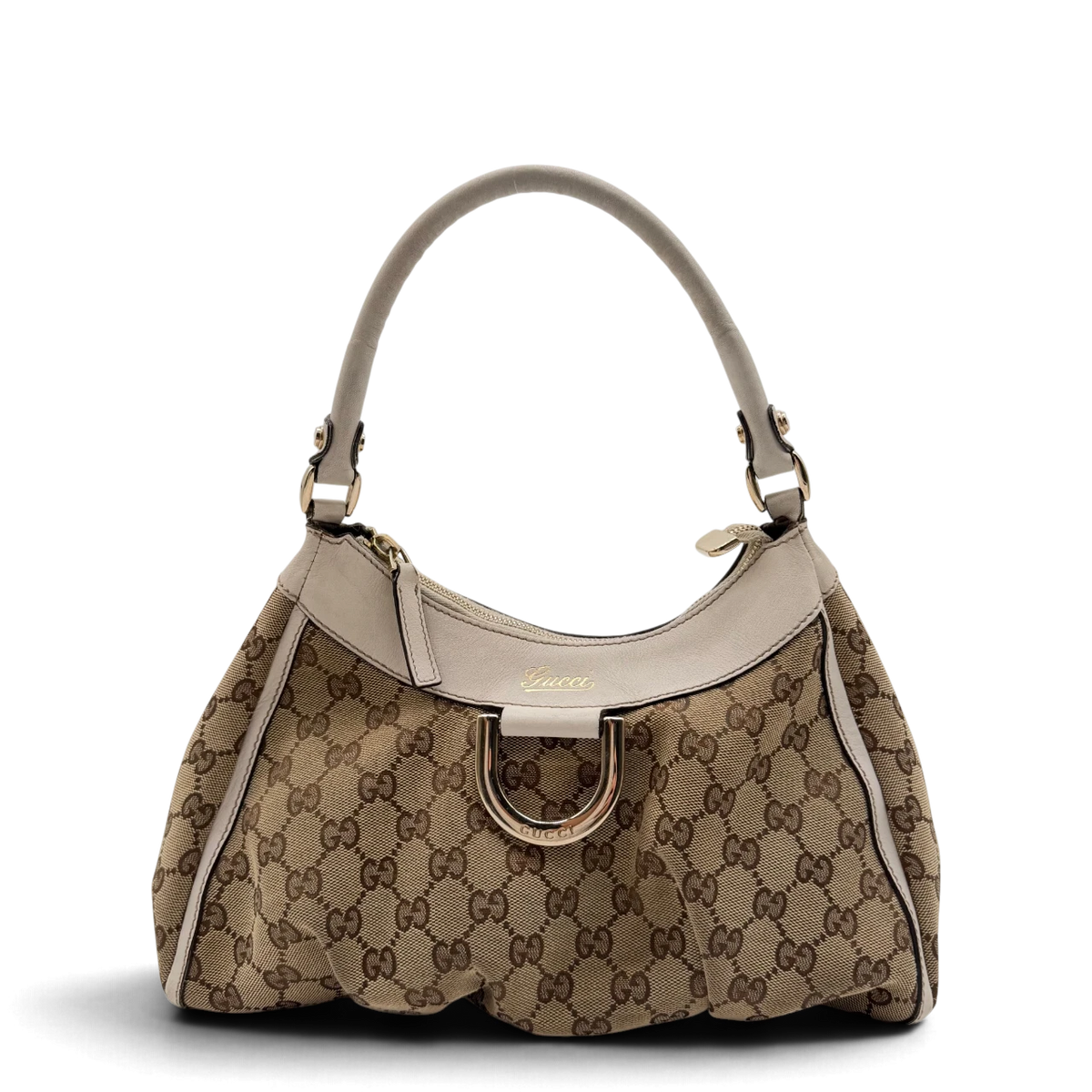 Gucci Schultertasche D-Ring monogram beige – Gesamtansicht