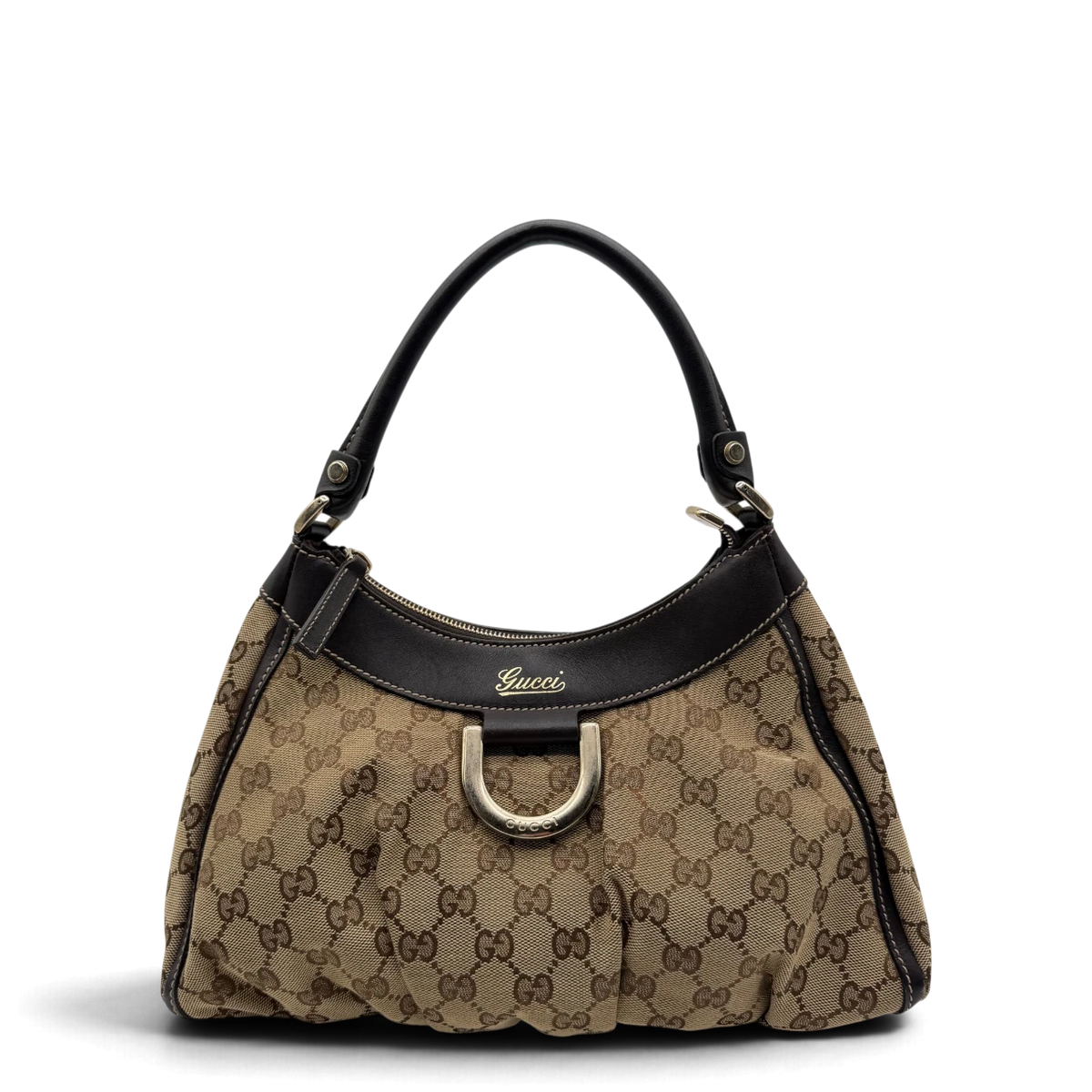 Gucci Schultertasche D-Ring monogram beige – Gesamtansicht