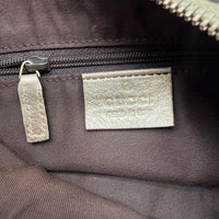 Gucci Schultertasche D-Ring monogram beige – Innenetikett im Detail