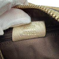 Gucci Schultertasche D-Ring monogram beige – Seriennummer im Detail