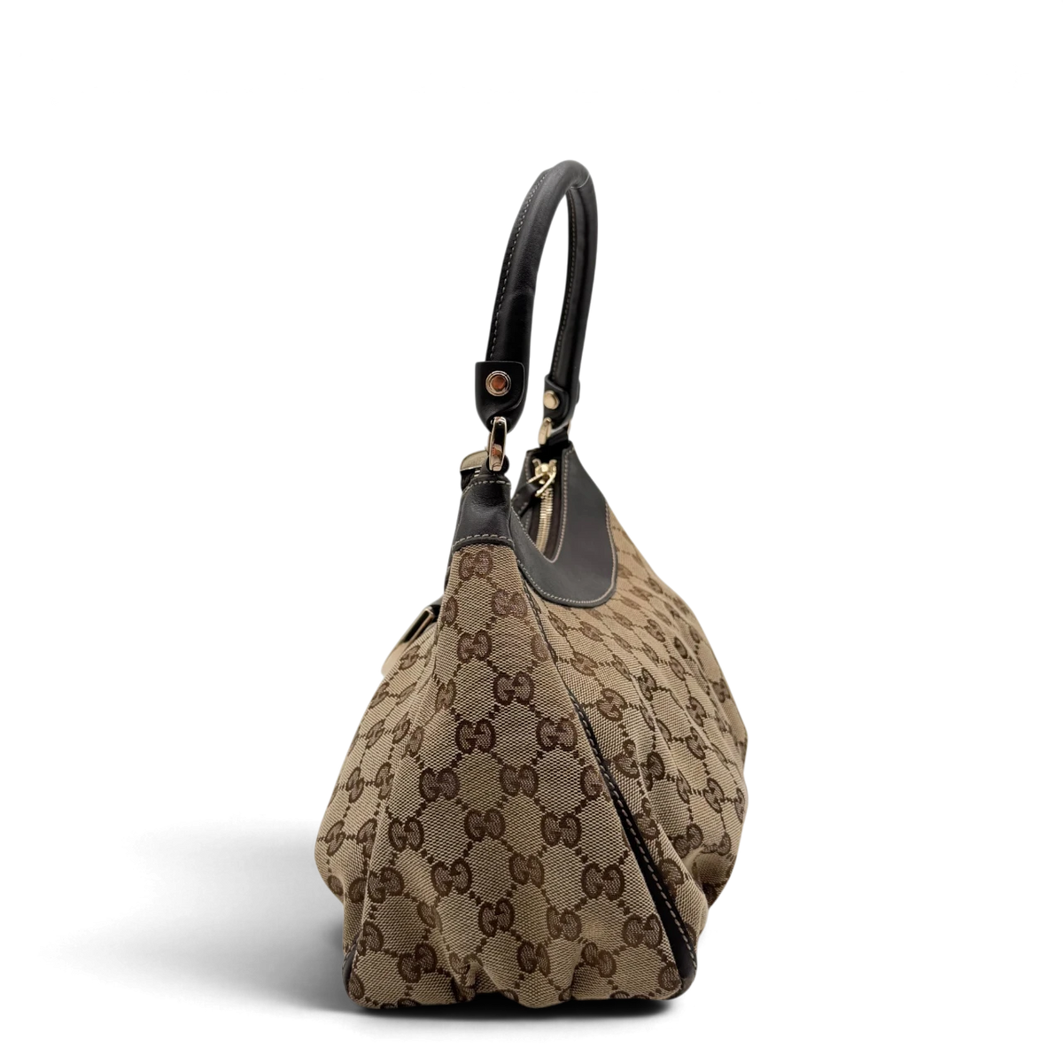 Gucci Schultertasche D-Ring monogram beige