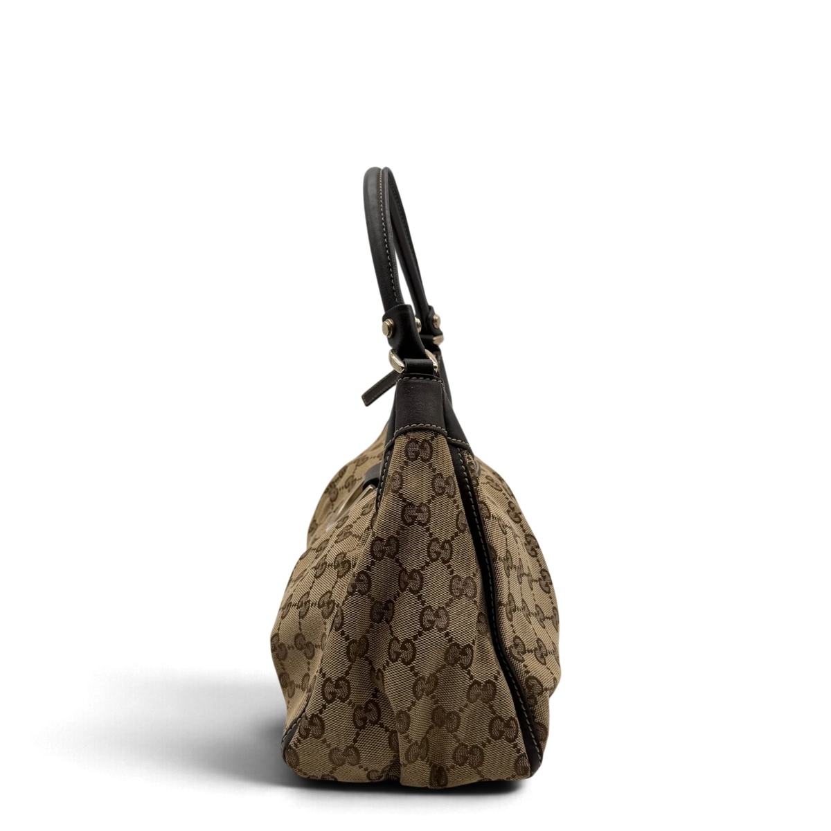 Gucci Schultertasche D-Ring monogram beige – Seitenansicht