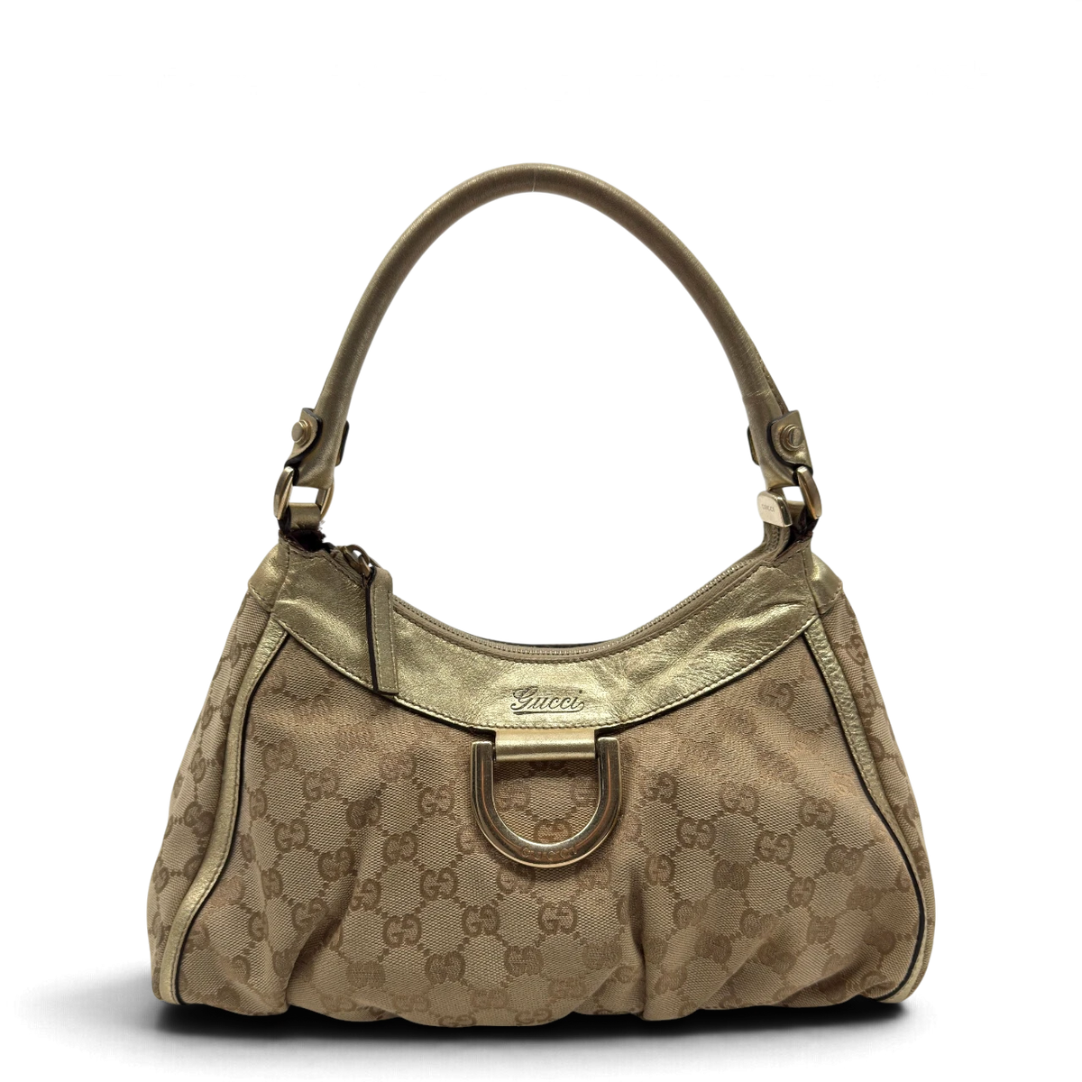 Gucci Schultertasche D-Ring monogram beige – Gesamtansicht