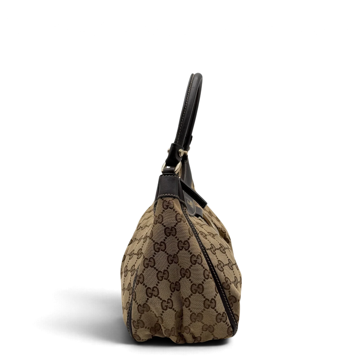Gucci Schultertasche D-Ring monogram beige – Seitenansicht