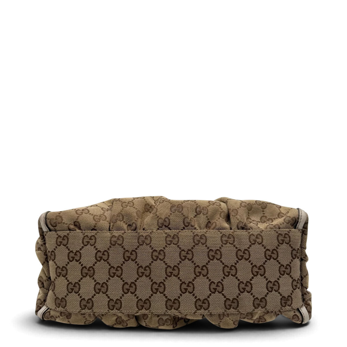 Gucci Schultertasche D-Ring monogram beige – Unterseite