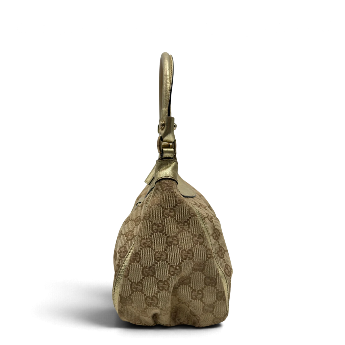 Gucci Schultertasche D-Ring monogram beige – Seitenansicht
