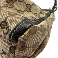 Gucci Schultertasche D-Ring monogram beige – Ecken im Detail