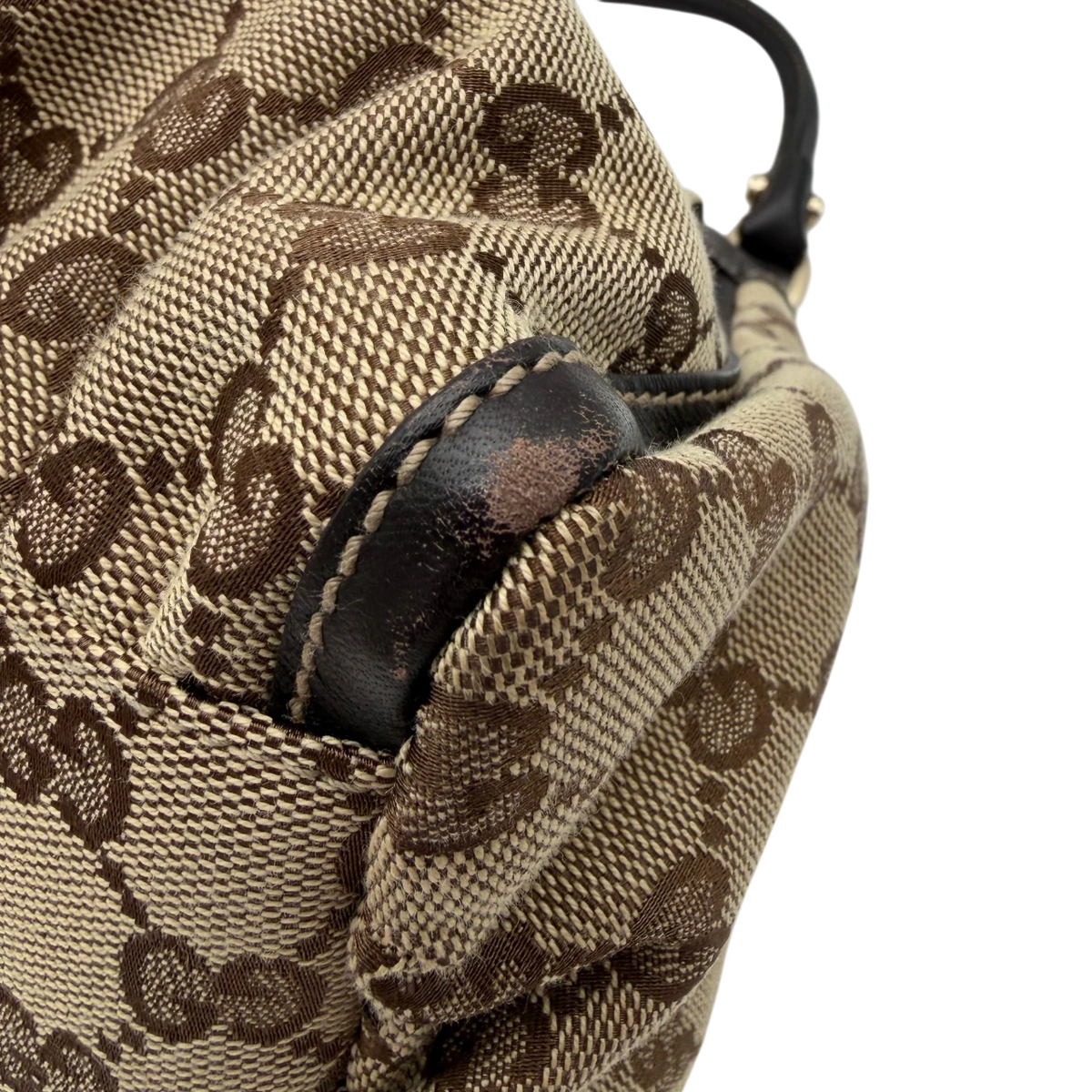 Gucci Schultertasche D-Ring monogram beige
