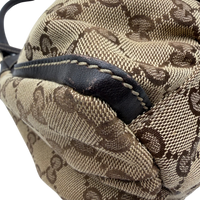 Gucci Schultertasche D-Ring monogram beige – Ecken im Detail
