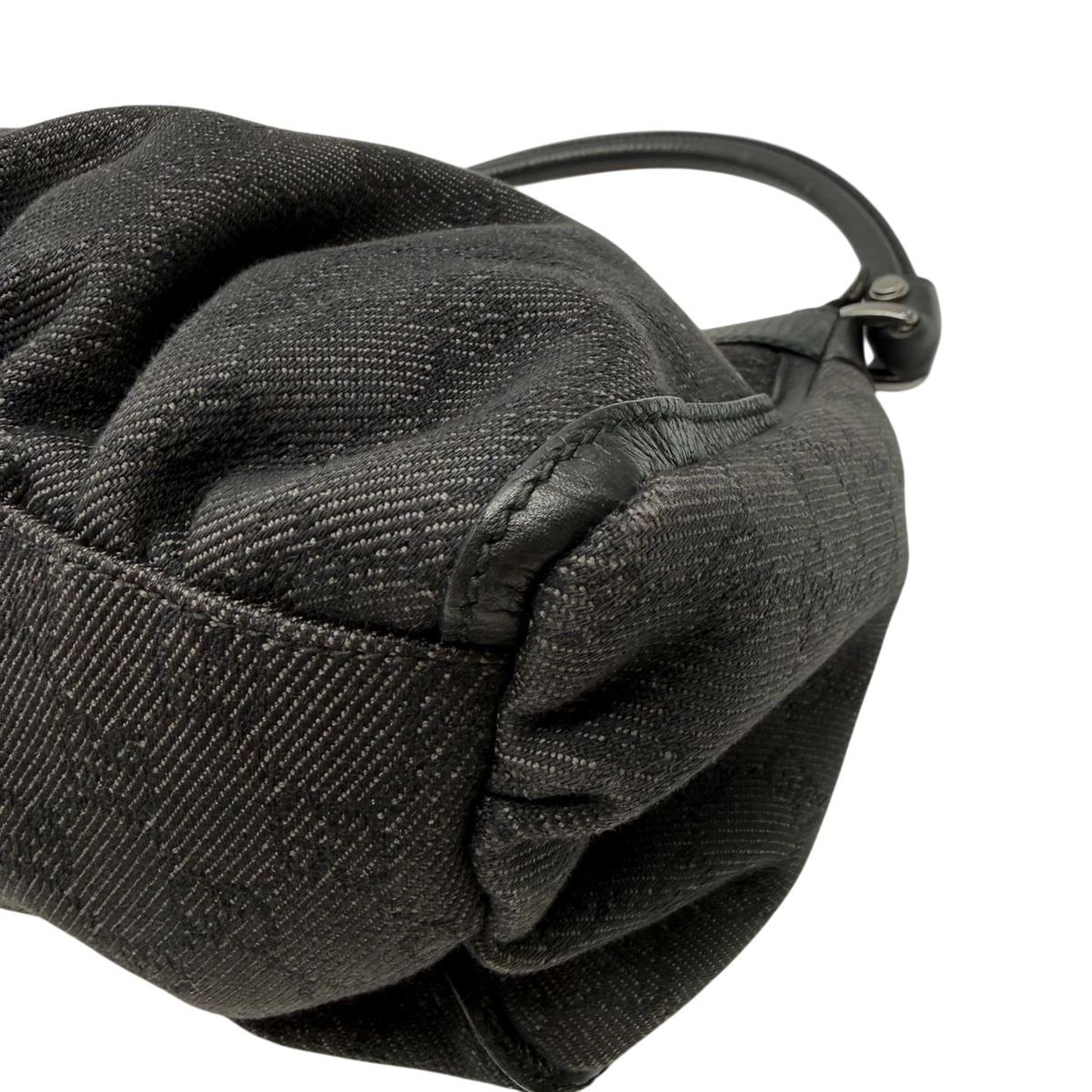 Gucci Schultertasche D-Ring monogram dunkelgrau