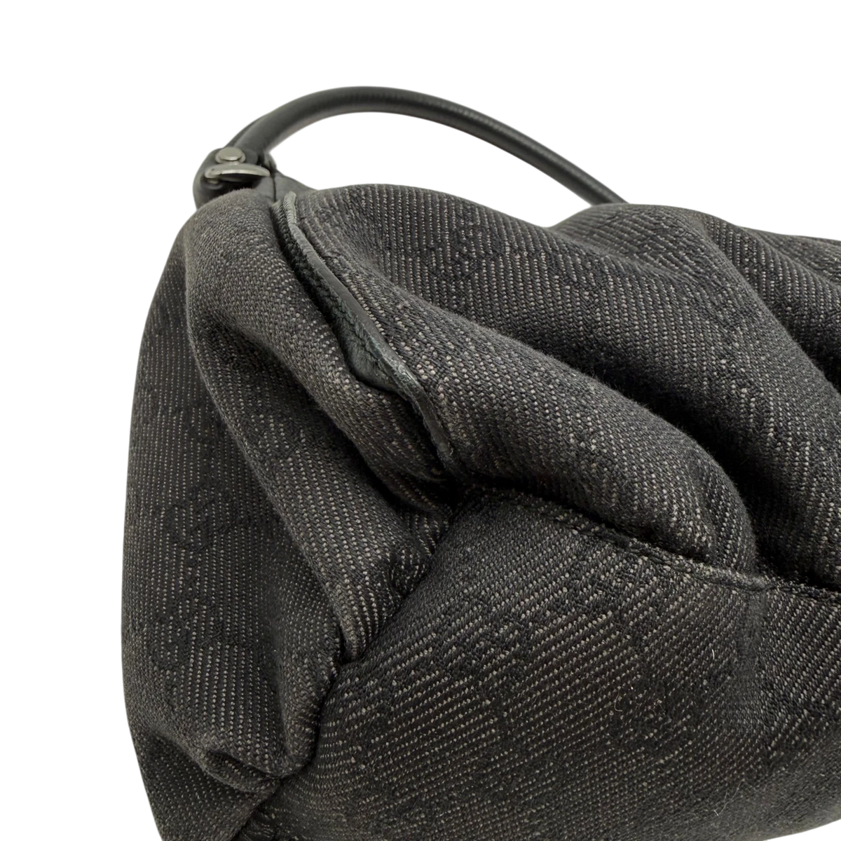 Gucci Schultertasche D-Ring monogram dunkelgrau