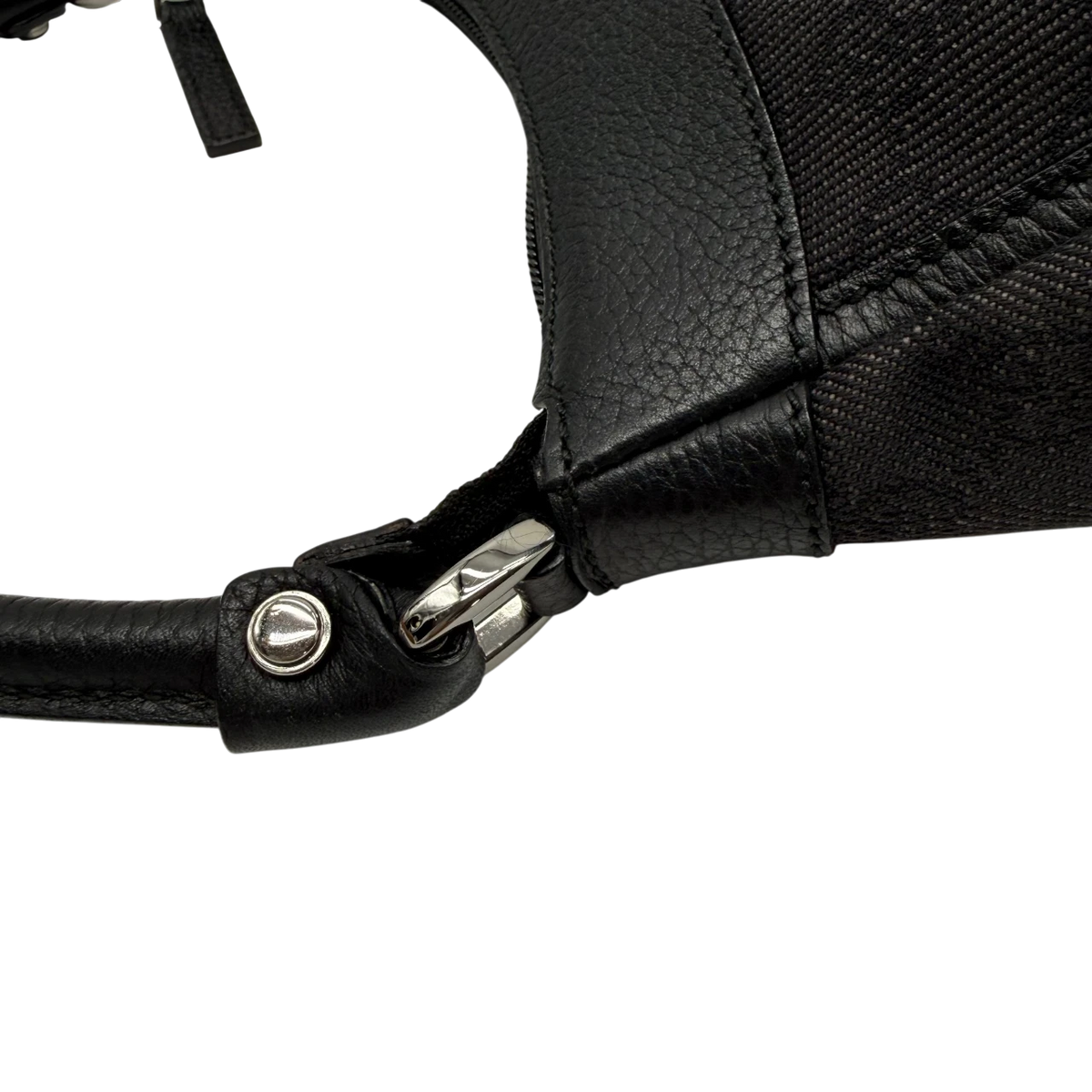 Gucci Schultertasche D-Ring monogram dunkelgrau