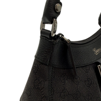 Gucci Schultertasche D-Ring monogram dunkelgrau