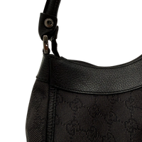 Gucci Schultertasche D-Ring monogram dunkelgrau