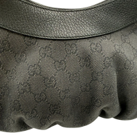 Gucci Schultertasche D-Ring monogram dunkelgrau