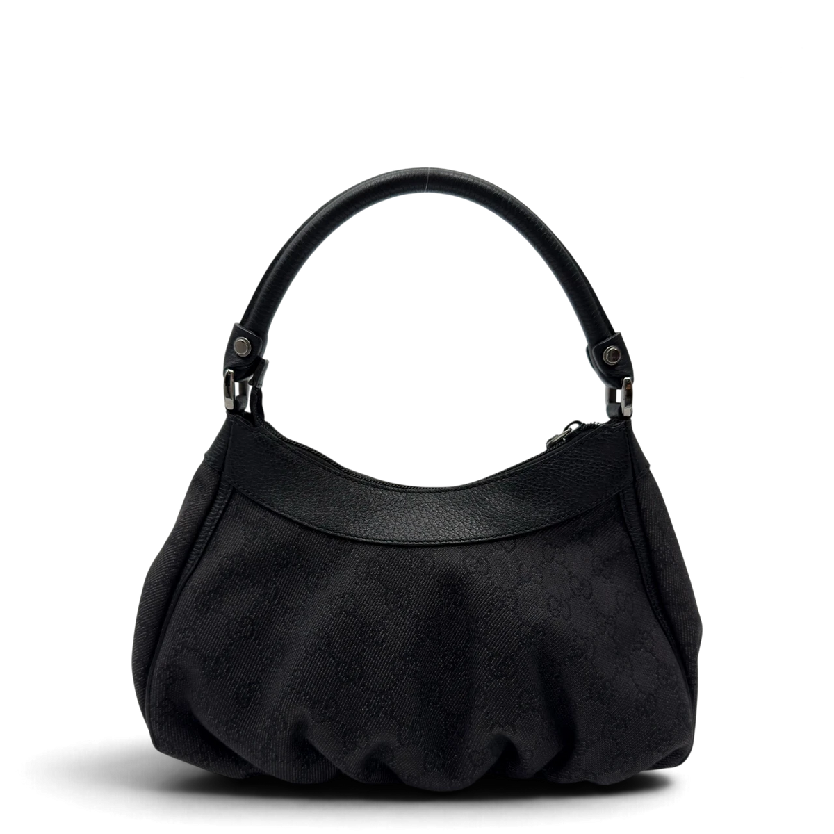 Gucci Schultertasche D-Ring monogram dunkelgrau