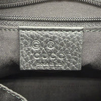 Gucci Schultertasche D-Ring monogram grau – Innenetikett im Detail