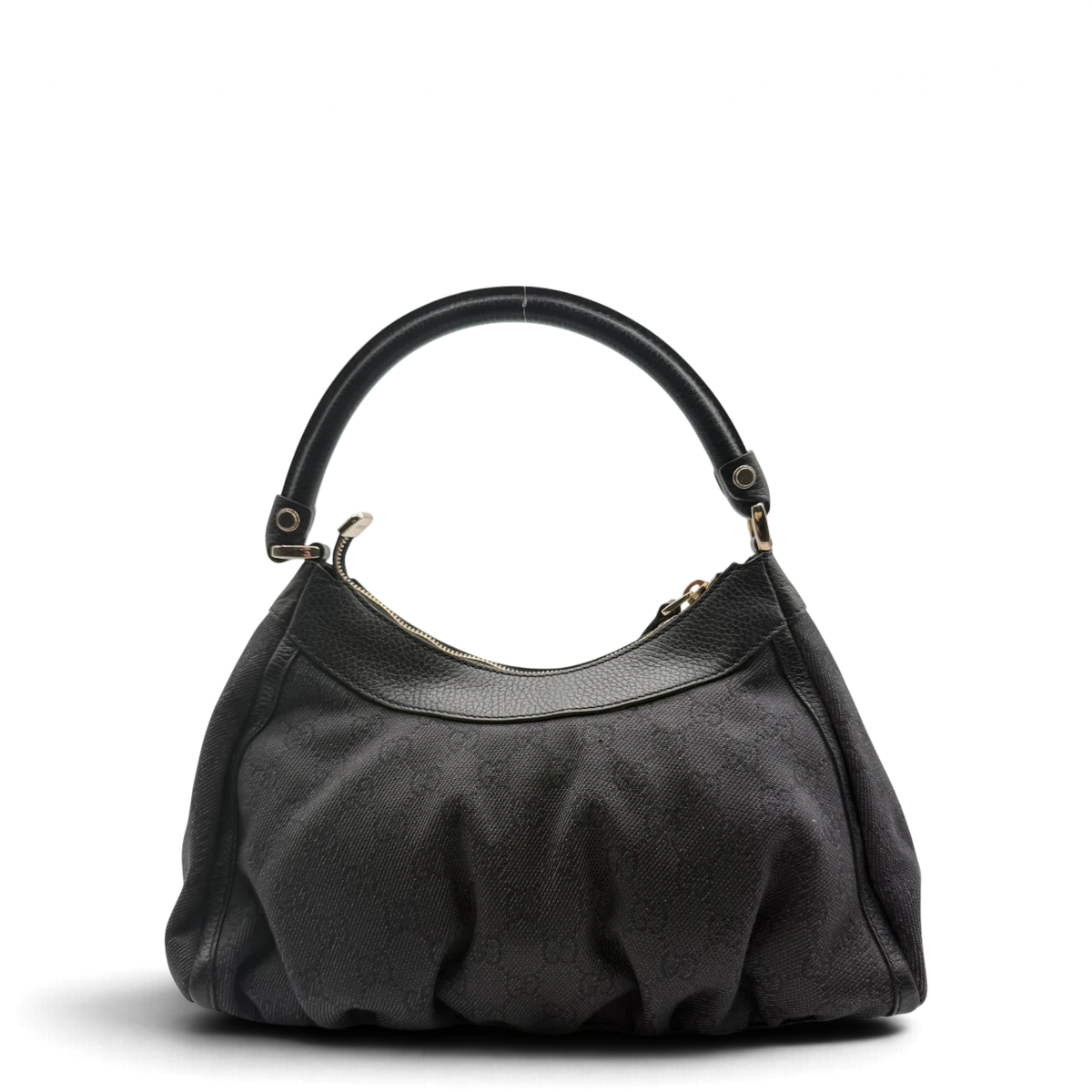 Gucci Schultertasche D-Ring monogram grau – Gesamtansicht