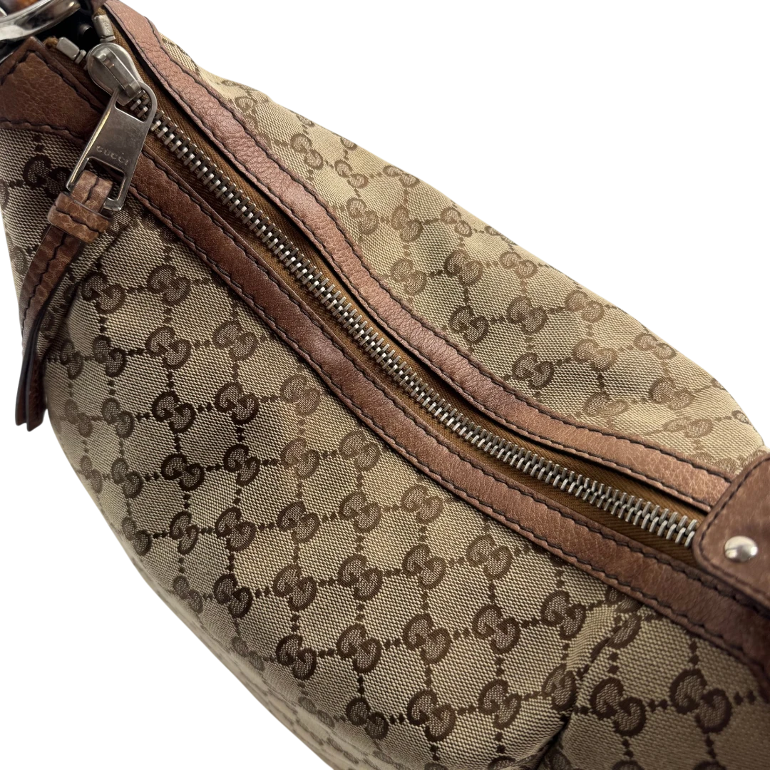 Gucci Schultertasche Hobo Bamboo