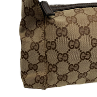 Gucci Schultertasche Hobo monogram beige – Detailansicht
