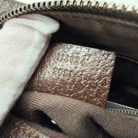 Gucci Schultertasche Hobo monogram beige – Seriennummer im Detail