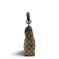 Gucci Schultertasche Hobo monogram beige – Seitenansicht