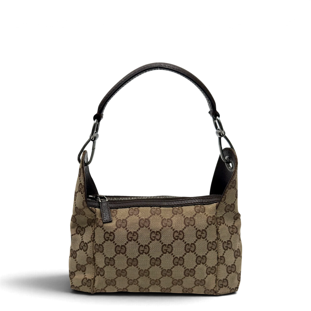 Gucci Schultertasche Hobo monogram beige – Gesamtansicht