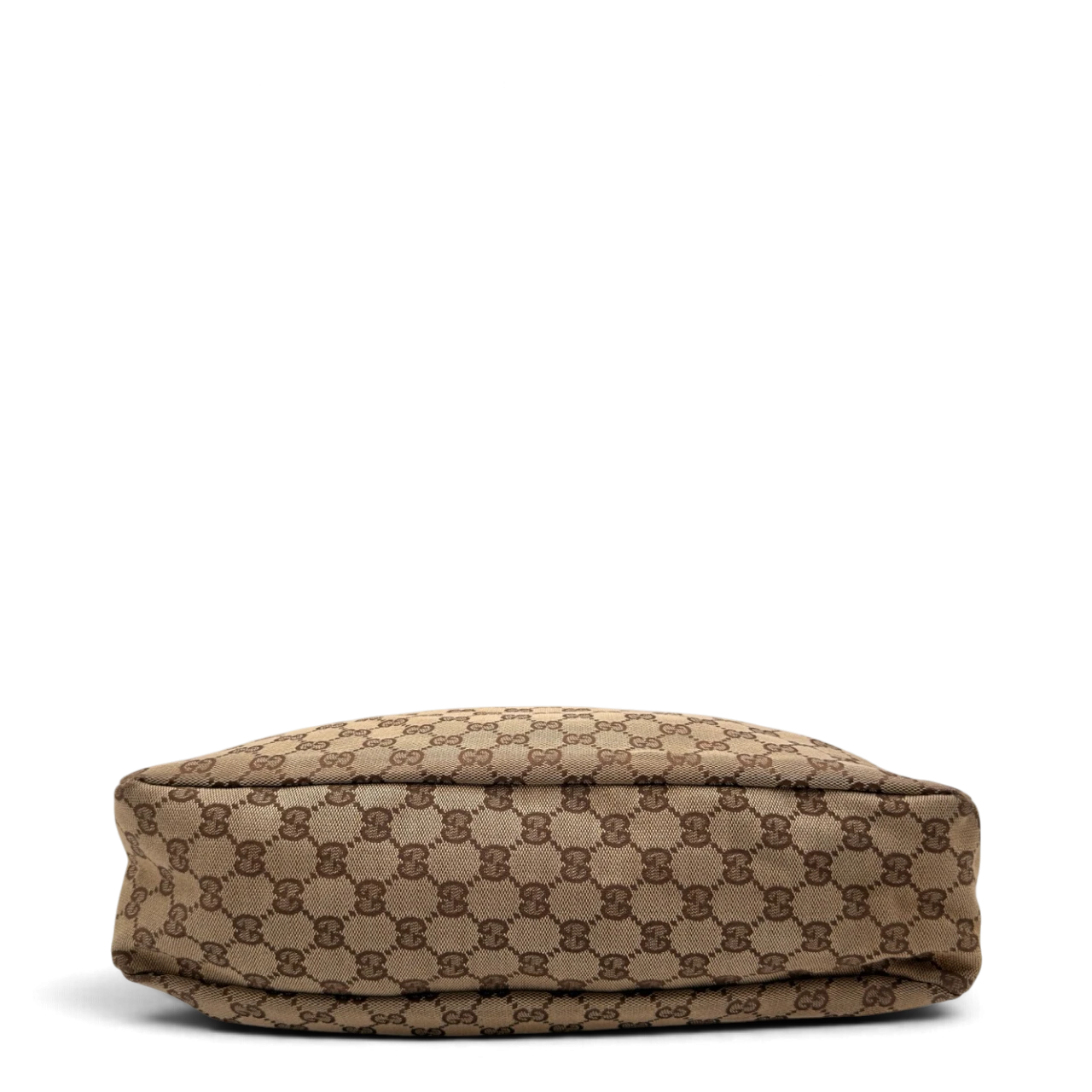 Gucci Schultertasche Horsebit Hobo large monogram beige