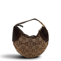 Gucci Schultertasche Horsebit Mini Hobo beige & braun
