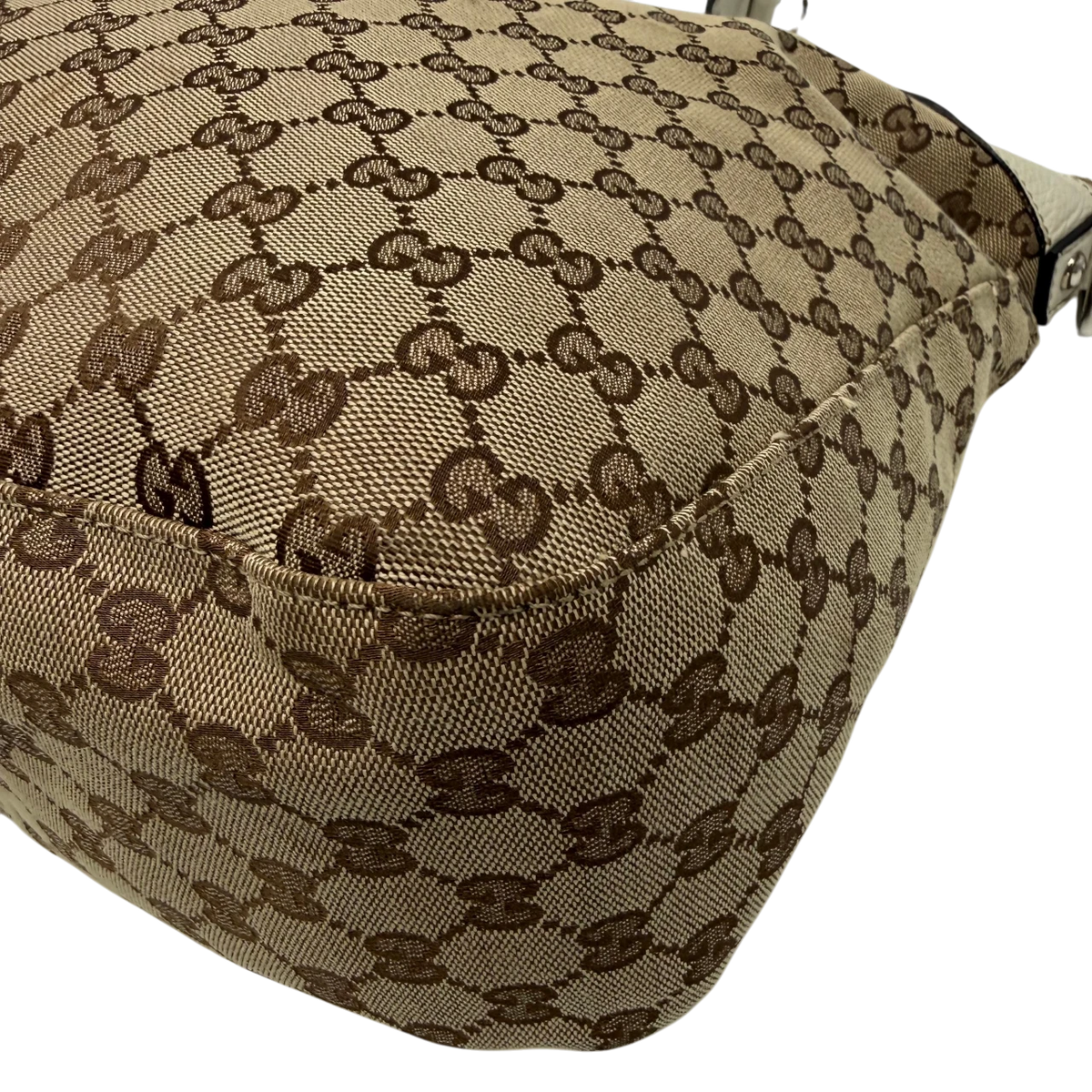 Gucci Schultertasche Icon Bit monogram beige