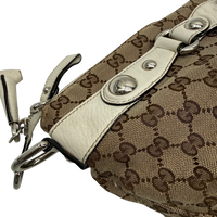Gucci Schultertasche Icon Bit monogram beige