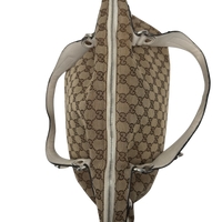 Gucci Schultertasche Icon Bit monogram beige