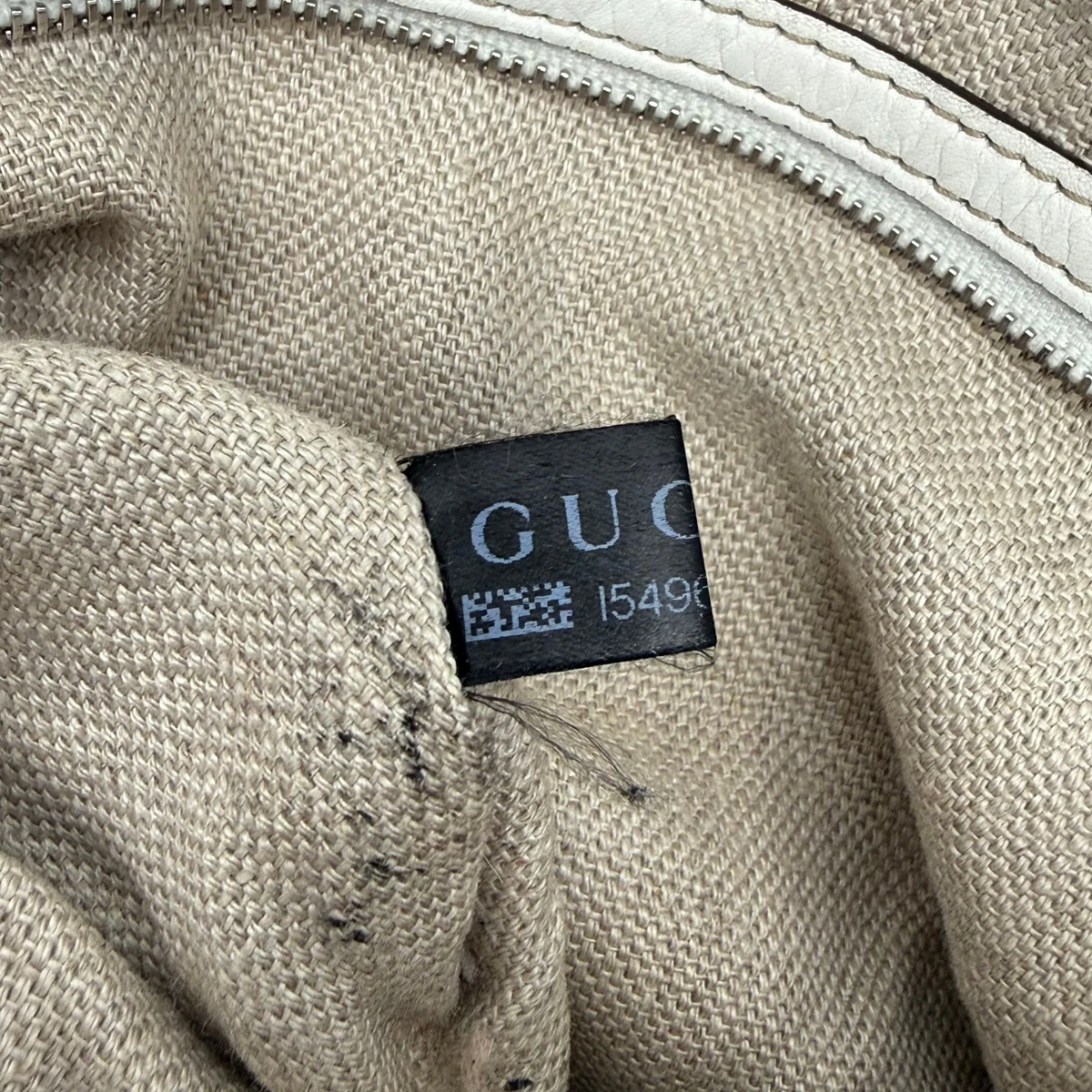 Gucci Schultertasche Icon Bit monogram beige