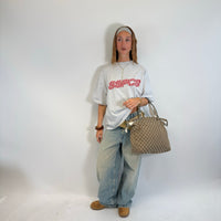 Gucci Schultertasche Icon Bit monogram beige