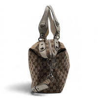 Gucci Schultertasche Icon Bit monogram beige – Seitenansicht