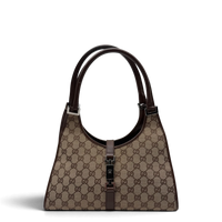 Gucci Schultertasche Jackie monogram beige – Gesamtansicht