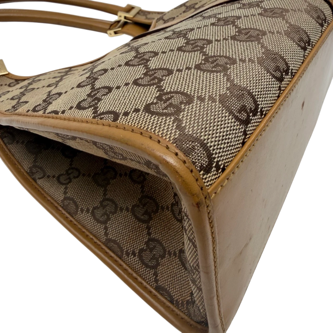 Gucci Schultertasche Jackie monogram beige