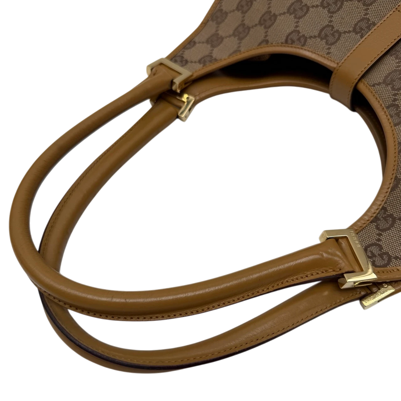 Gucci Schultertasche Jackie monogram beige