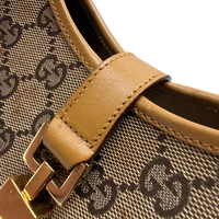 Gucci Schultertasche Jackie monogram beige