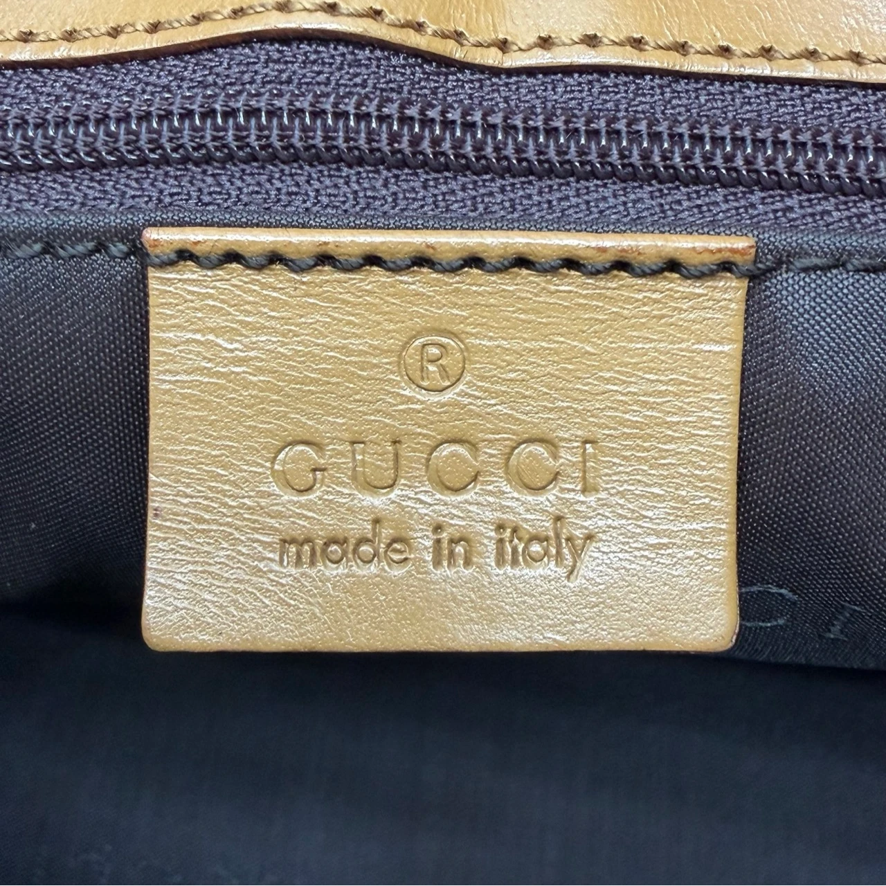 Gucci Schultertasche Jackie monogram beige