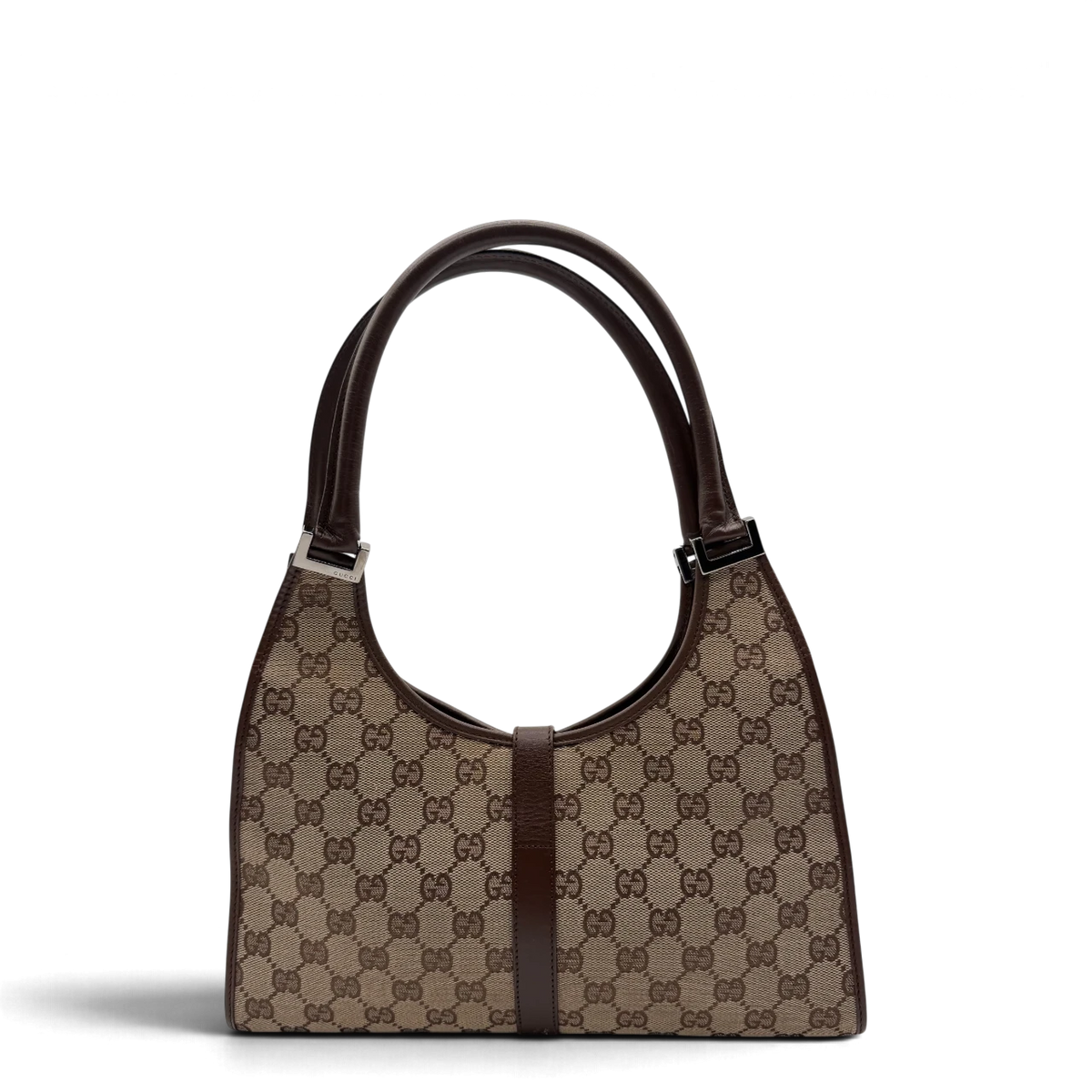 Gucci Schultertasche Jackie monogram beige – Gesamtansicht