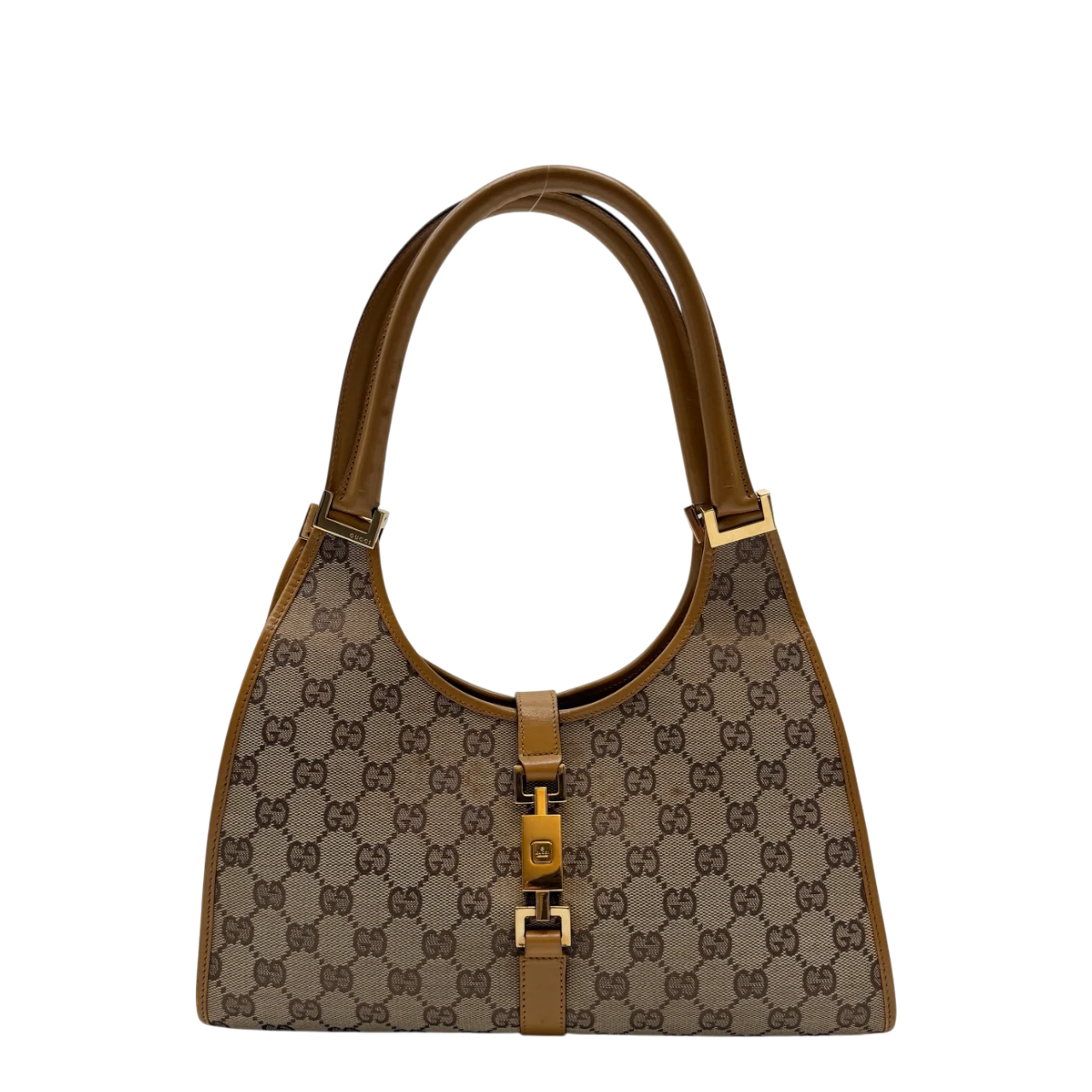 Gucci Schultertasche Jackie monogram beige