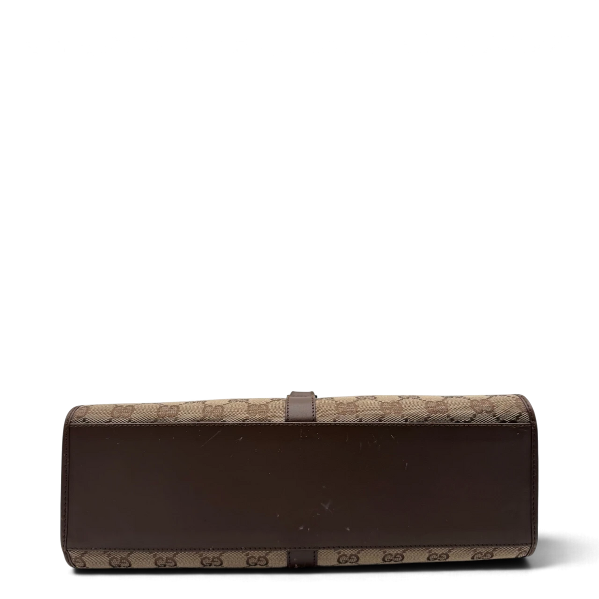 Gucci Schultertasche Jackie monogram beige – Unterseite