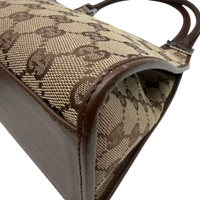 Gucci Schultertasche Jackie monogram beige – Ecken im Detail