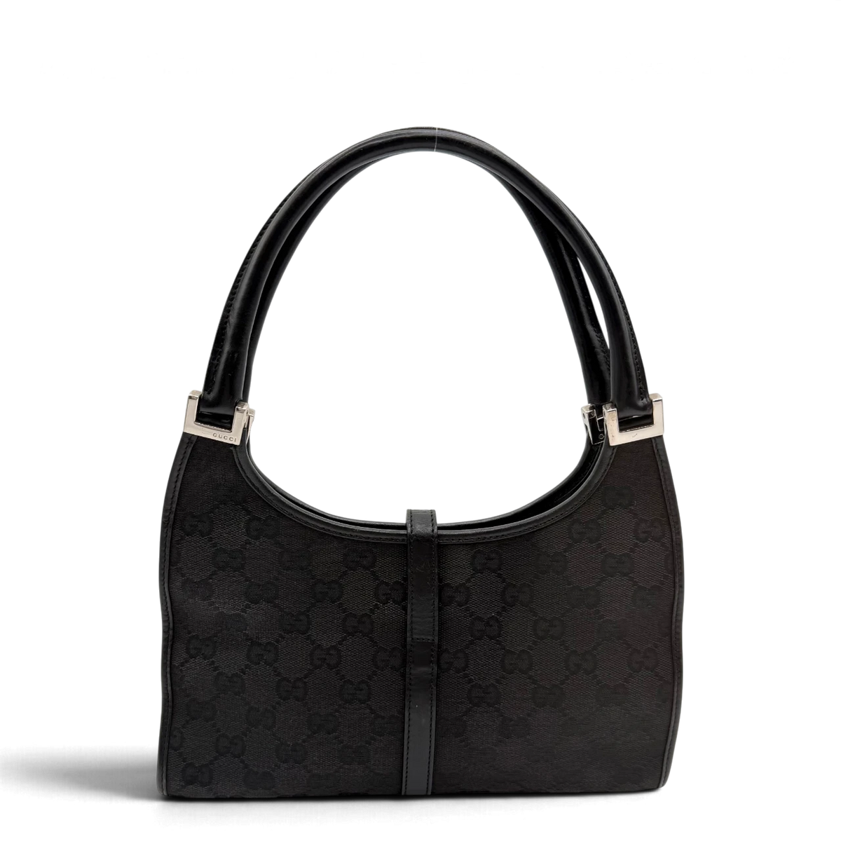 Gucci Schultertasche Jackie small monogram schwarz – Gesamtansicht