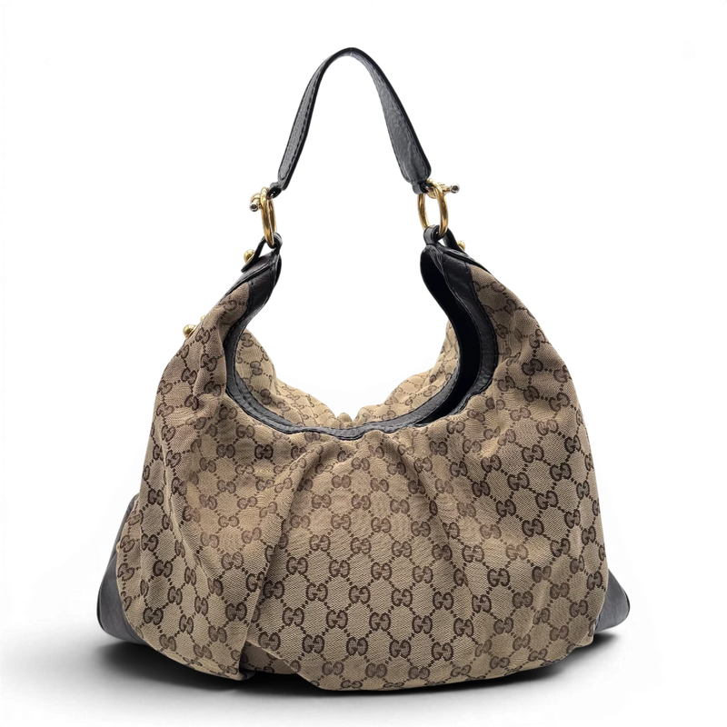 Gucci Jockey Large Hobo Shoulder Bag