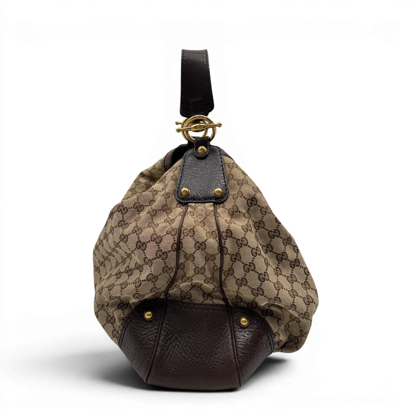 Gucci Schultertasche Jockey Hobo large